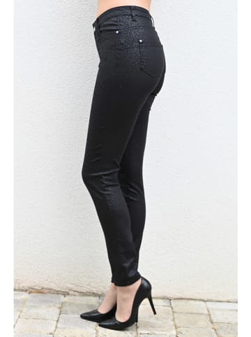 Bleu d'Azur Dżinsy "Nikita" - Skinny fit - w kolorze czarnym