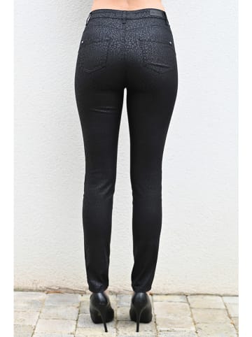 Bleu d'Azur Dżinsy "Nikita" - Skinny fit - w kolorze czarnym