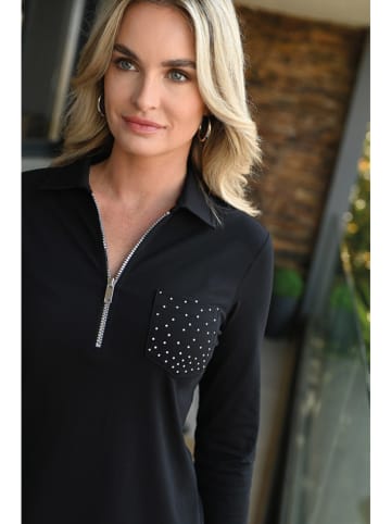 Bleu d'Azur Bluse "Taylor" in Schwarz