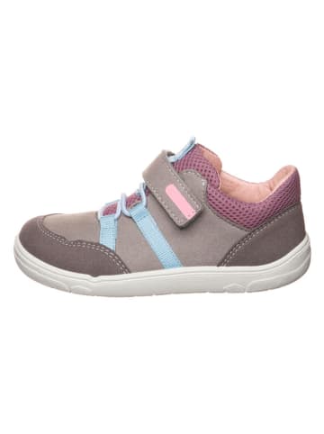 Ricosta Sneakers in Grau/ Hellblau/ Rosa