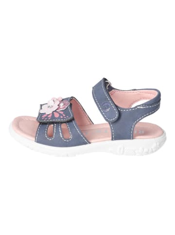 Ricosta Leder-Sandalen "Chloe" in Dunkelblau/ Rosa