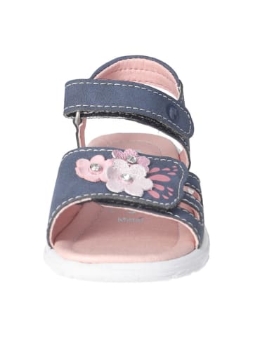 Ricosta Leder-Sandalen "Chloe" in Dunkelblau/ Rosa
