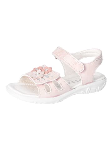 Ricosta Leder-Sandalen "Chloe" in Rosa/ Weiß