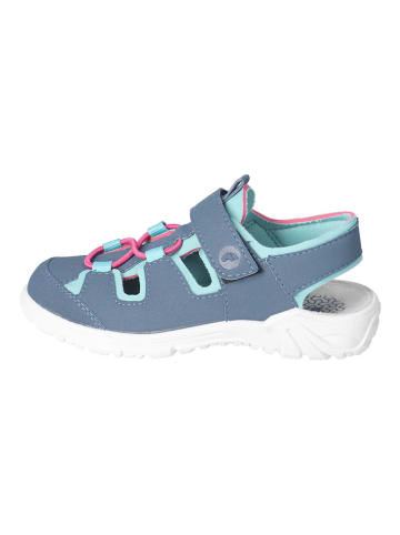 Ricosta Halbsandalen "Gerald" in Dunkelblau/ Türkis/ Pink
