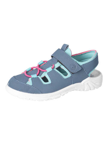 Ricosta Enkelsandalen "Gerald" donkerblauw/turquoise/roze