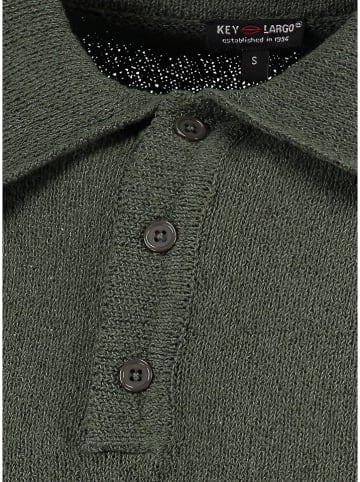 KEY LARGO Poloshirt in Dunkelgrün