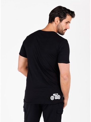 KEY LARGO Shirt "Oregon trail" in Schwarz