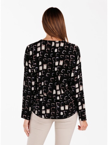 KEY LARGO Bluse "Matrix" in Schwarz