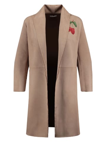 KEY LARGO Cape "Cherry" in Beige/ Rot