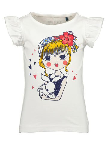 Blue Seven Shirt in Creme