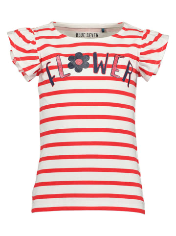 Blue Seven Shirt in Weiß/ Rot