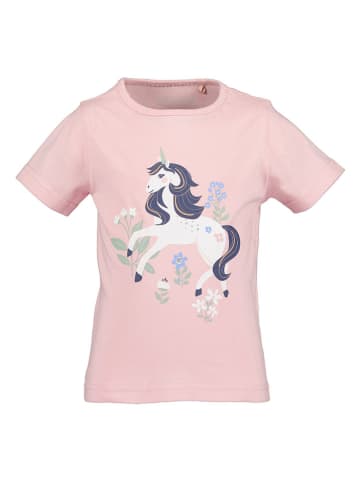 Blue Seven 2er-Set: Shirts in Rosa/ Dunkelblau
