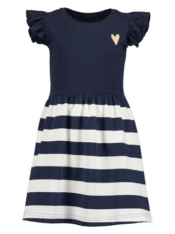Blue Seven Jurk donkerblauw/wit