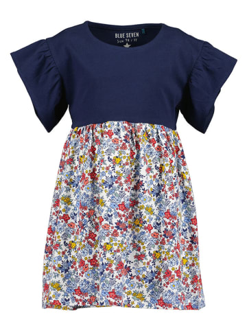Blue Seven Jurk donkerblauw/meerkleurig