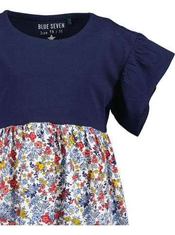 Blue Seven Kleid in Dunkelblau/ Bunt