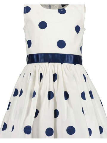Blue Seven Jurk wit/donkerblauw