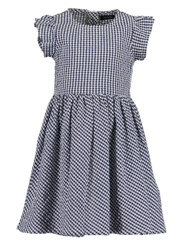 Blue Seven Kleid in Dunkelblau/ Weiß