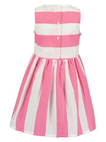 Blue Seven Kleid in Rosa/ Weiß