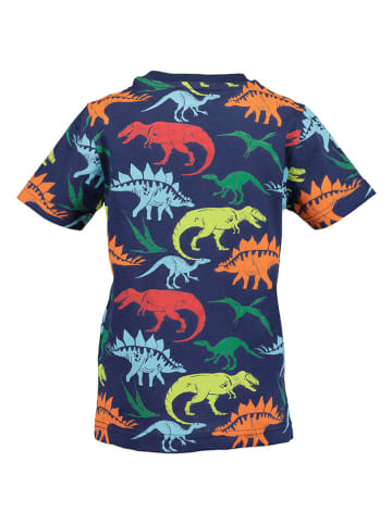 Blue Seven Shirt donkerblauw/meerkleurig