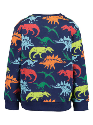 Blue Seven Bluza w kolorze granatowym ze wzorem