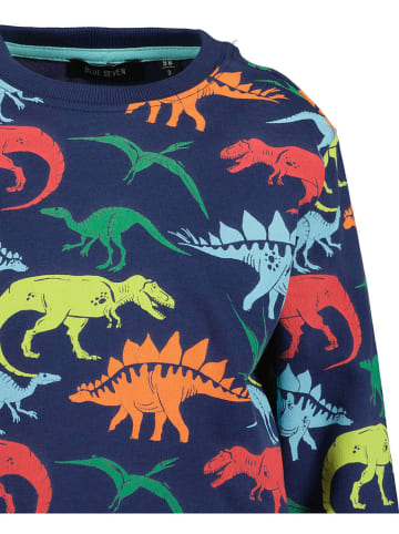 Blue Seven Sweatshirt donkerblauw/meerkleurig