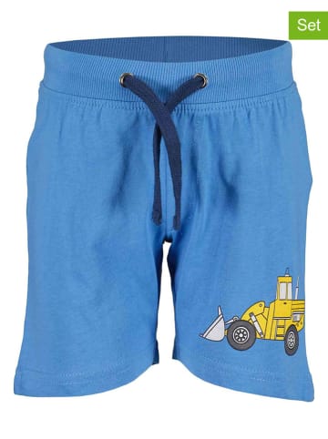 Blue Seven 2er-Set: Shorts in Blau/ Dunkelblau