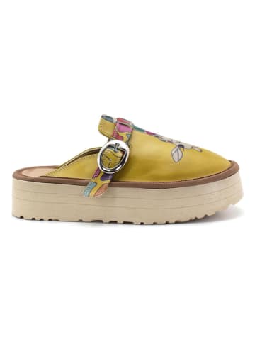 Calceo Clogs geel/meerkleurig