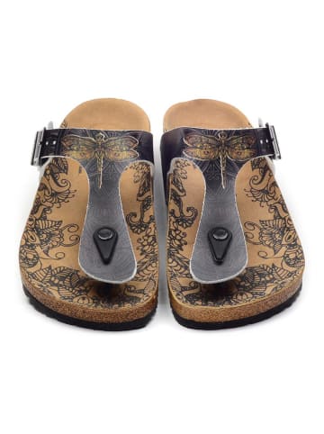 Calceo Teenslippers donkerblauw