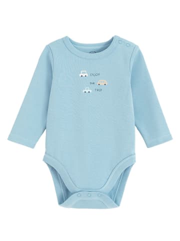 COOL CLUB 3-delige set: rompers lichtblauw/beige