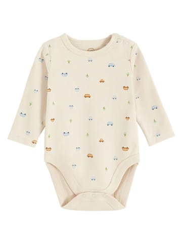 COOL CLUB 3-delige set: rompers lichtblauw/beige