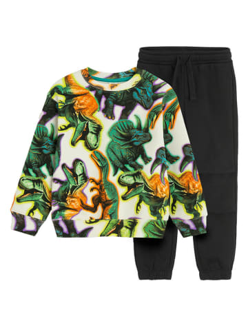 COOL CLUB 2-delige outfit zwart/meerkleurig