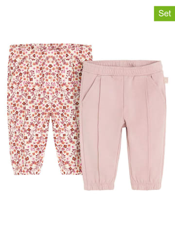 COOL CLUB 2-delige set: sweatbroeken lichtroze