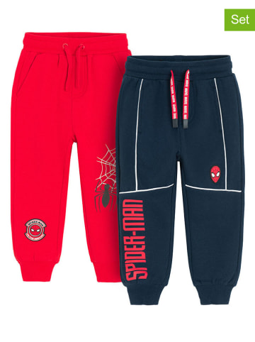 COOL CLUB 2-delige set: sweatbroeken donkerblauw/rood