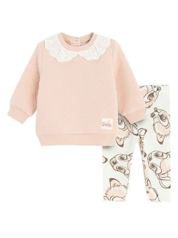 COOL CLUB 2tlg. Outfit in Rosa/ Creme