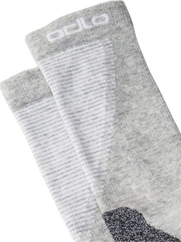 Odlo Laufsocken "Active Warm" in Grau