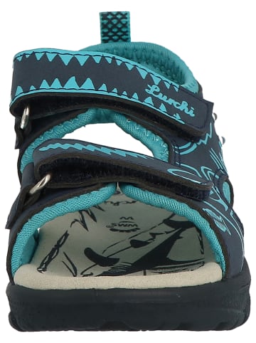 Lurchi Sandalen "Korall-S" zwart/turquoise