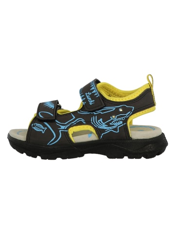Lurchi Sandalen "Korall-S" zwart/goudkleurig