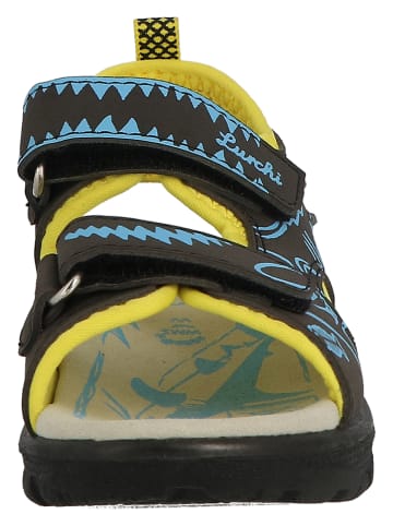 Lurchi Sandalen "Korall-S" zwart/goudkleurig
