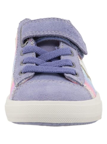 Lurchi Leren sneakers paars/meerkleurig