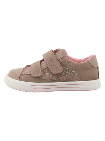 Lurchi Leder-Sneakers "Bikira" in Hellbraun