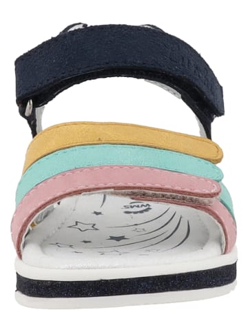 Lurchi Leren sandalen "Cimbaly" donkerblauw/meerkleurig
