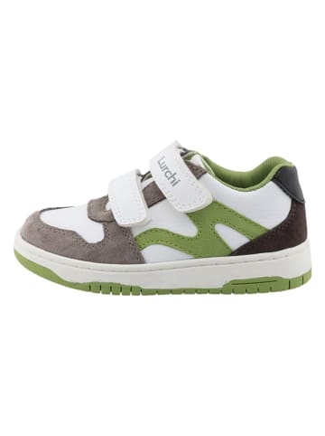Lurchi Sneakers "Gerd" in Weiß/ Grün/ Grau