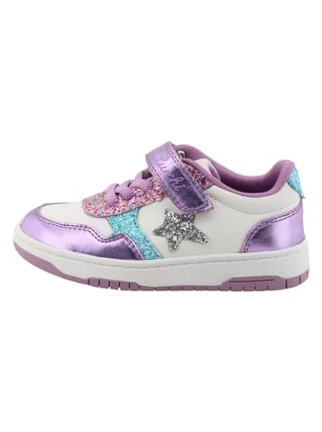 Lurchi Sneakersy "Gerda" w kolorze kremowo-fioletowym