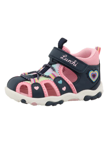 Lurchi Enkelsandalen "Nala" donkerblauw/lichtroze