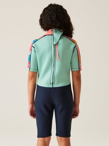 Regatta Wetsuit "Junior" donkerblauw/groen
