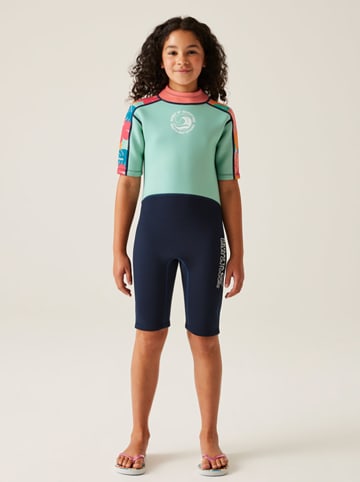 Regatta Wetsuit "Junior" donkerblauw/groen