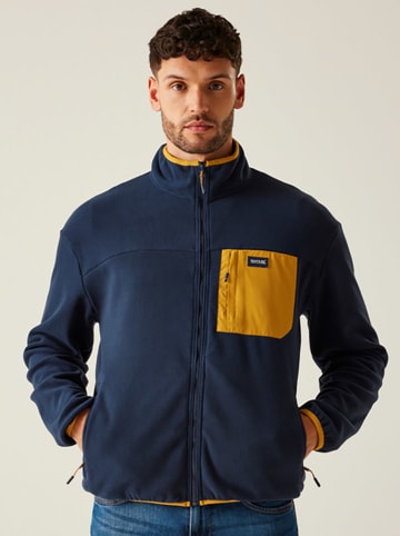 Regatta Fleece vest "Frankie" donkerblauw/geel