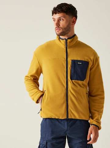 Regatta Fleece vest "Frankie" geel/donkerblauw
