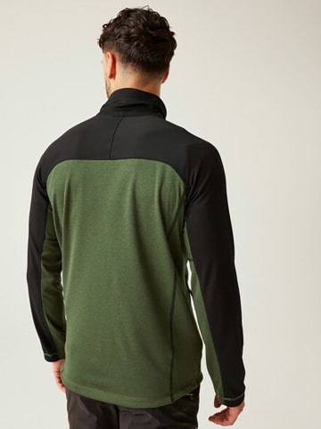 Regatta Fleecejacke "Highton" in Grün/ Schwarz