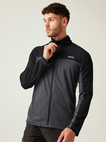 Regatta Fleecejacke "Highton" in Anthrazit/ Schwarz